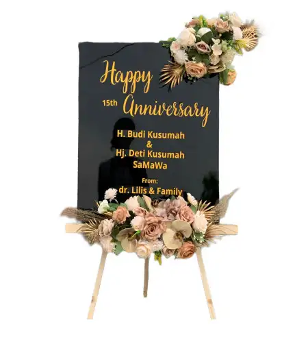 Papan Bunga Akrilik Pancasari